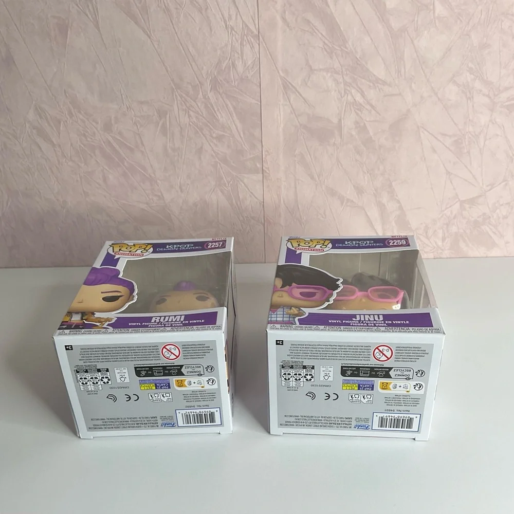 Funko Pop! K-Pop Demon Hunters Rumi and Jinu Figures In Hand!!!